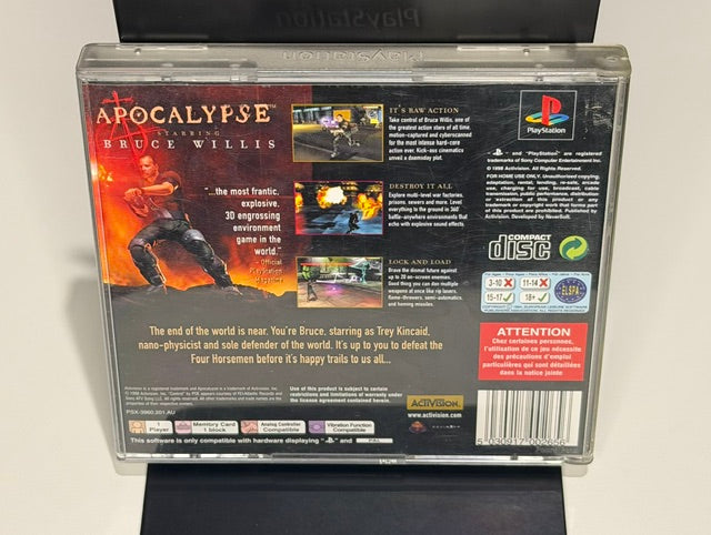Apocalypse starring Bruce Willis – PlayStation 1