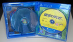 Cyberpunk 2077 PS4 Asian edition contents laid out showing World Compendium booklet Coyote Codo postcard and Night City Watson district fold-out game map