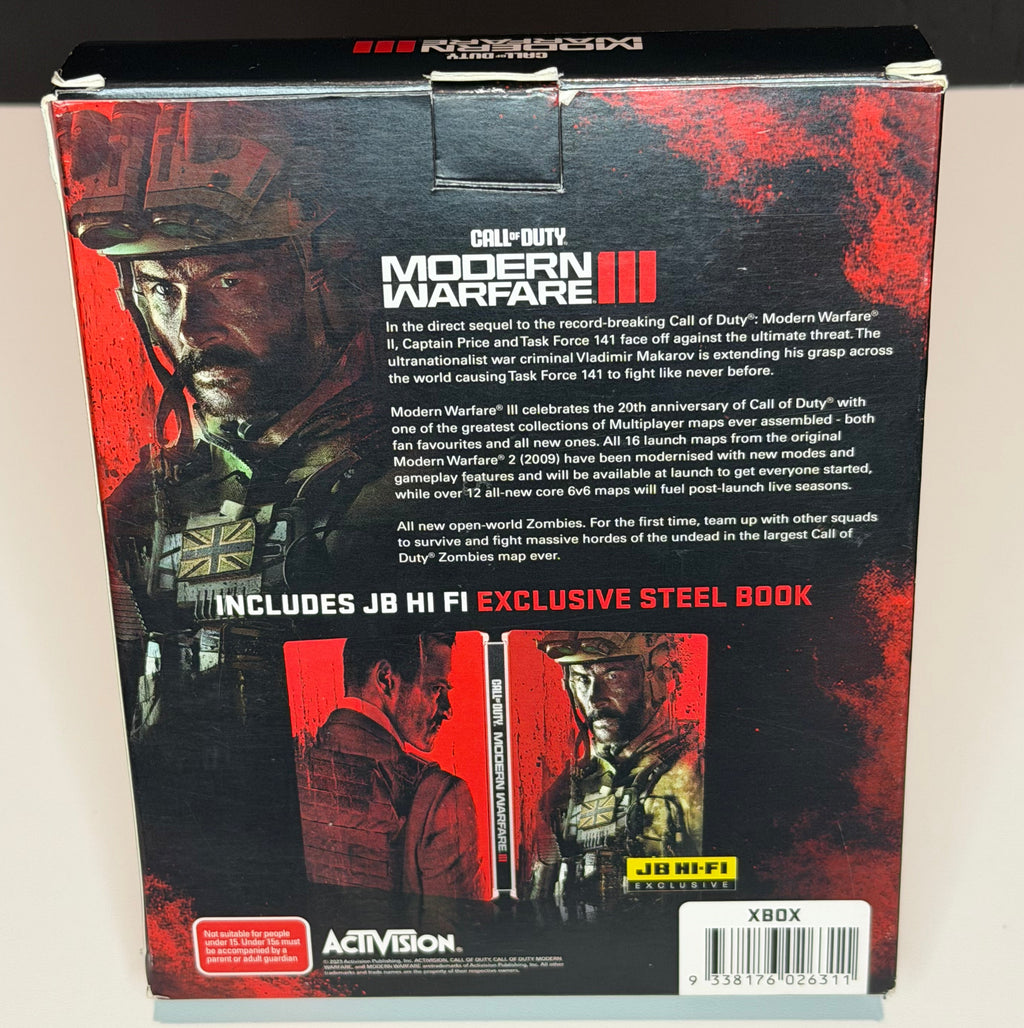 Call of Duty: Modern Warfare III – JB Hi-Fi Exclusive SteelBook Edition – Xbox