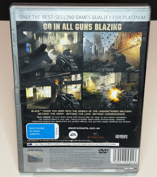BLACK – Platinum Edition – PlayStation 2