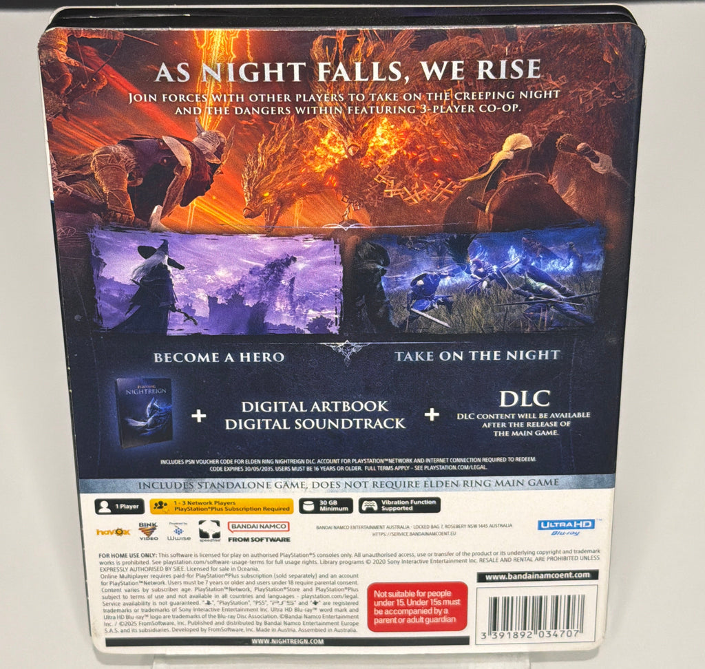 Elden Ring Nightreign – Seeker's Edition SteelBook – PlayStation 5