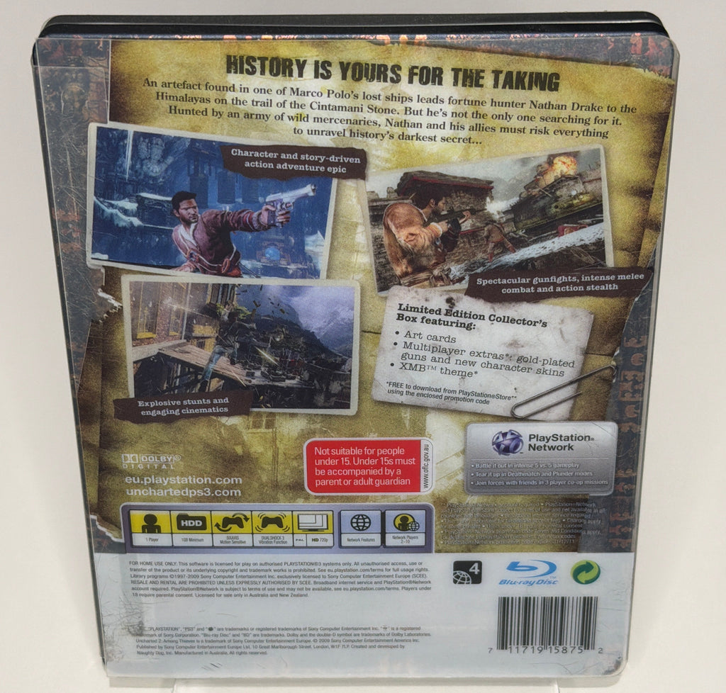 Uncharted 2: Among Thieves – Limited Edition – PS3