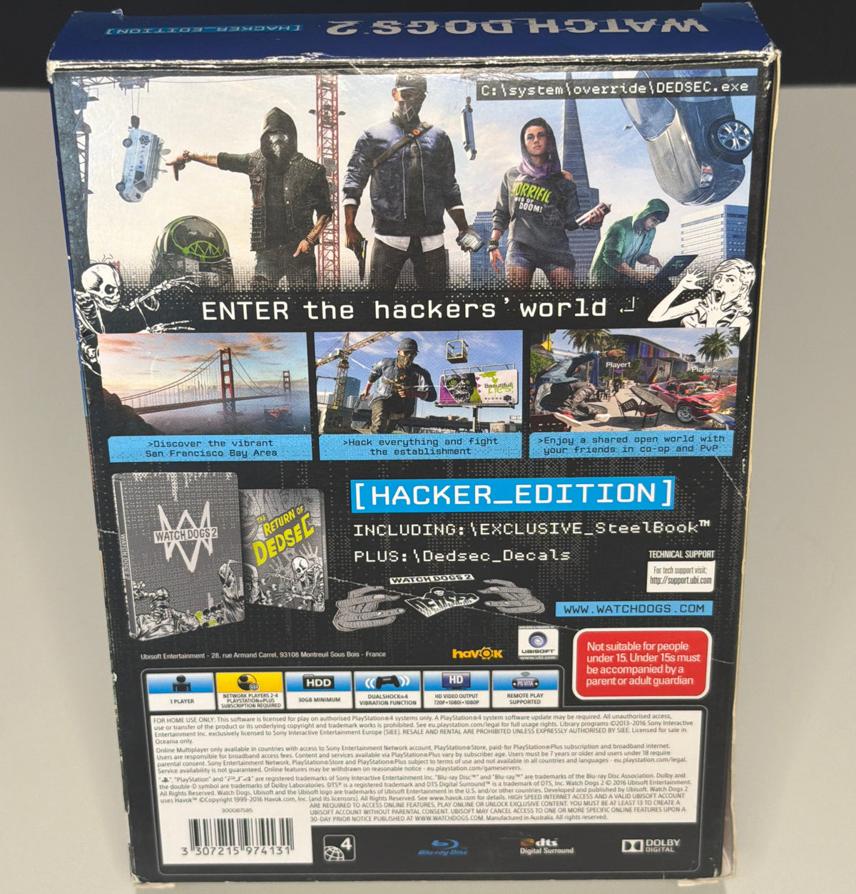 Watch Dogs 2 – Hacker Edition – PlayStation 4