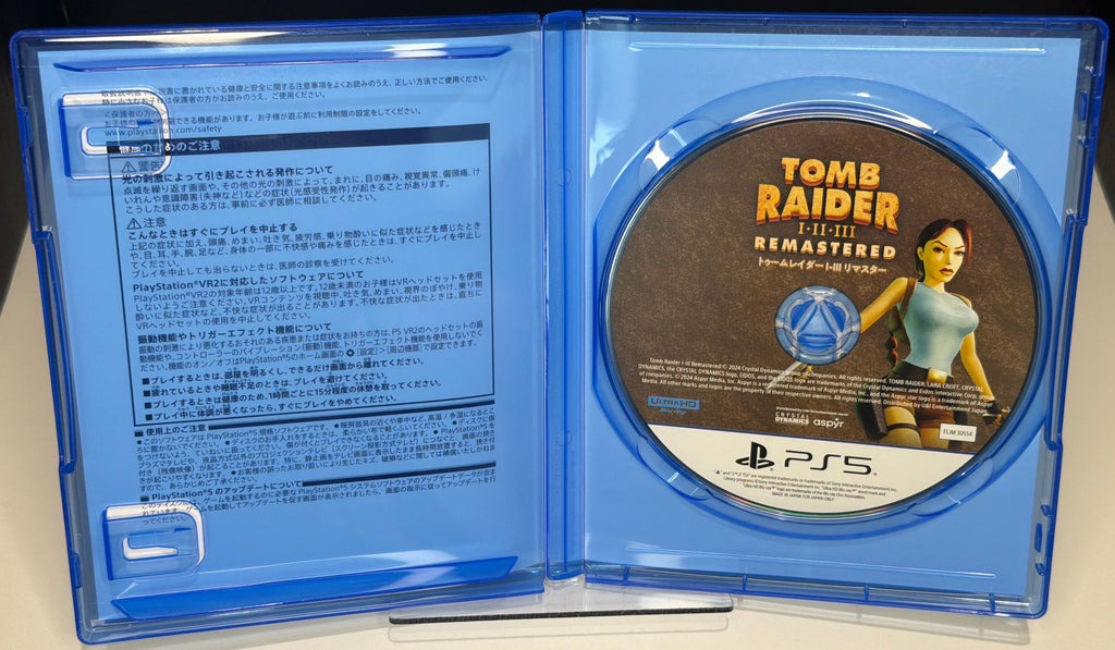 Tomb Raider I-II-III Remastered – Deluxe Edition – PlayStation 5