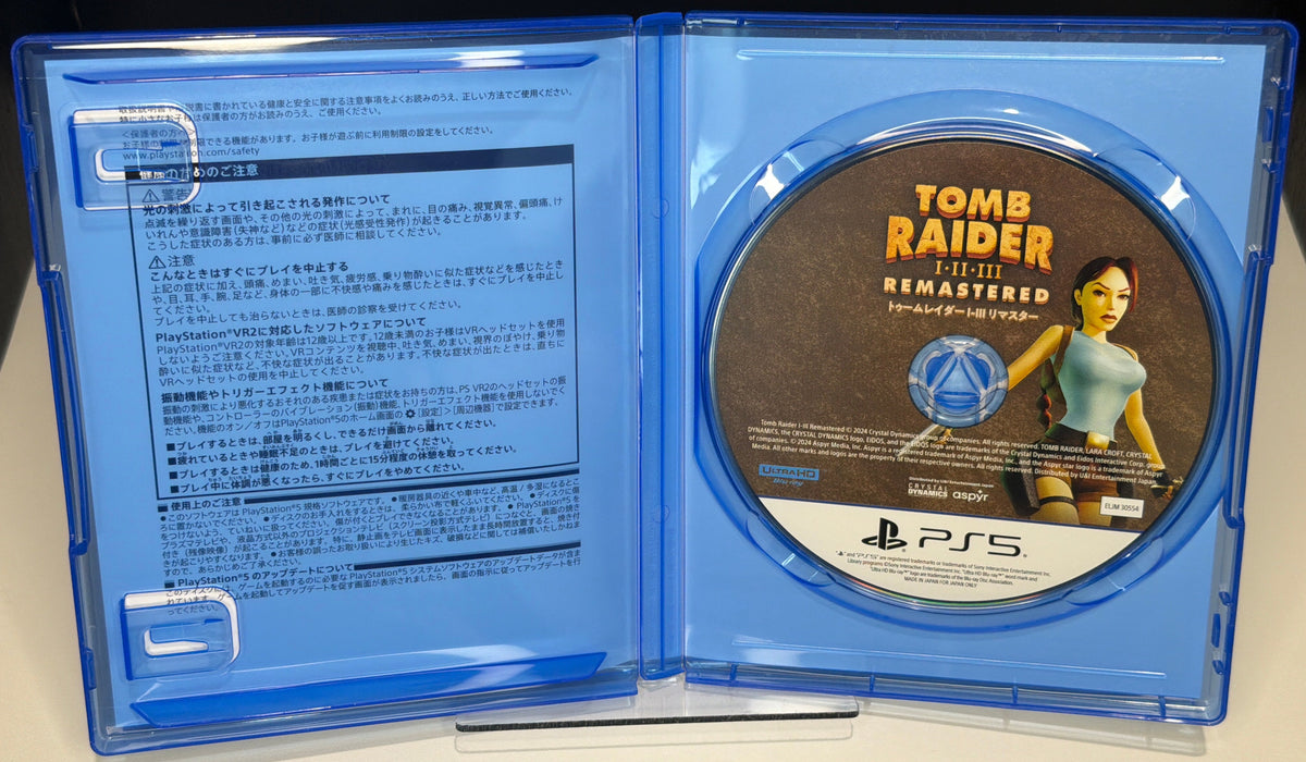Tomb Raider I-II-III Remastered – Deluxe Edition – PlayStation 5