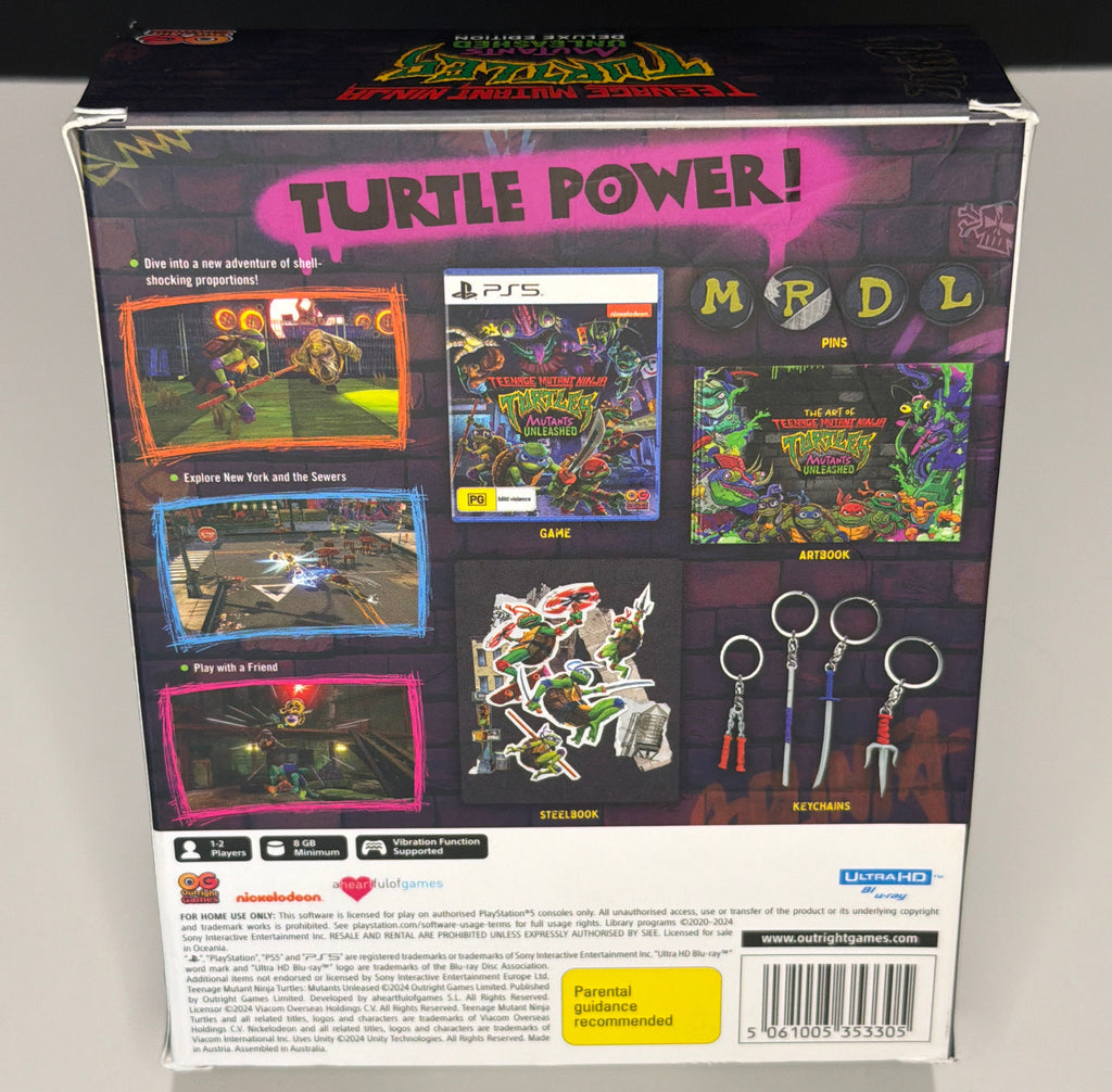 Teenage Mutant Ninja Turtles: Mutants Unleashed – Deluxe Edition – PlayStation 5