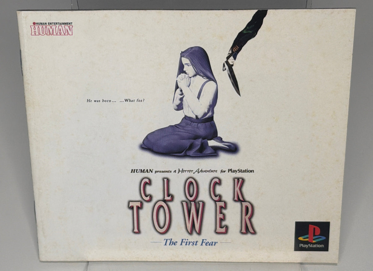 Clock Tower The First Fear - jewel case back