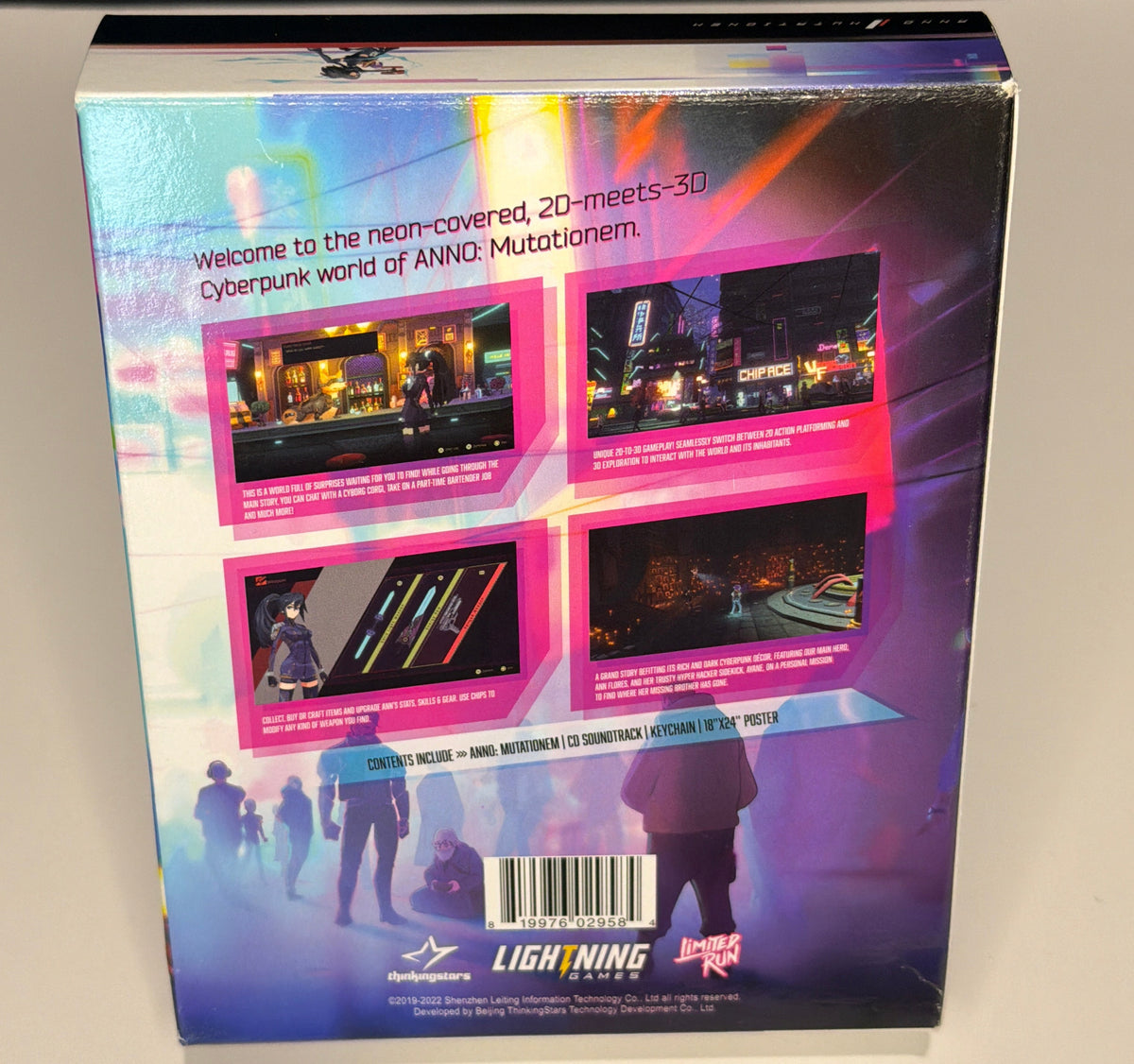 ANNO Mutationem - Limited Run collector's box front glitch-eye artwork