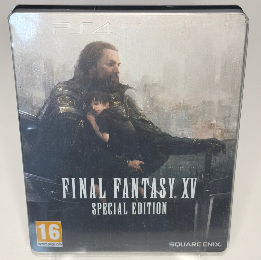 Final Fantasy XV Special Edition SteelBook front - Regis and young Noctis artwork