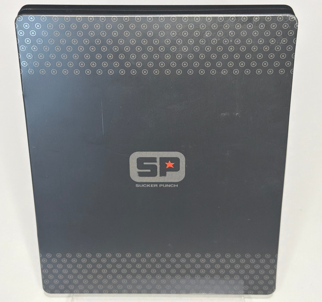 Ghost of Tsushima SteelBook top spine - Sucker Punch SP logo matte black