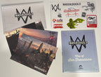 Watch Dogs 2 San Francisco Edition sticker sheet and art cards detail