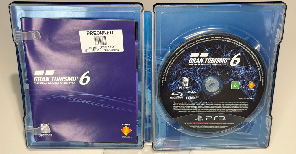 Gran Turismo 6 – 15th Anniversary Edition – SteelBook – PlayStation 3