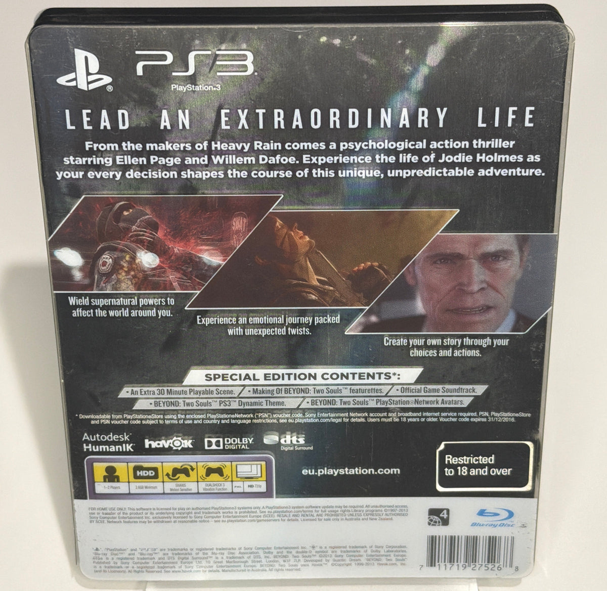 Beyond: Two Souls – SteelBook Edition – PlayStation 3