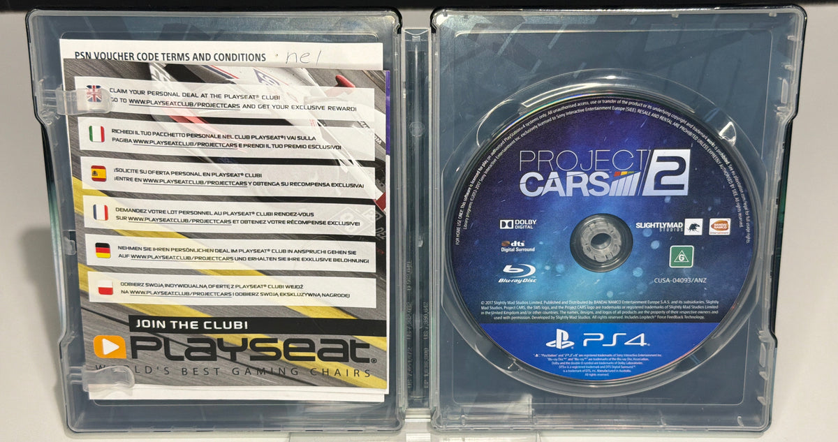 Project CARS 2 – Limited Edition – SteelBook – PlayStation 4