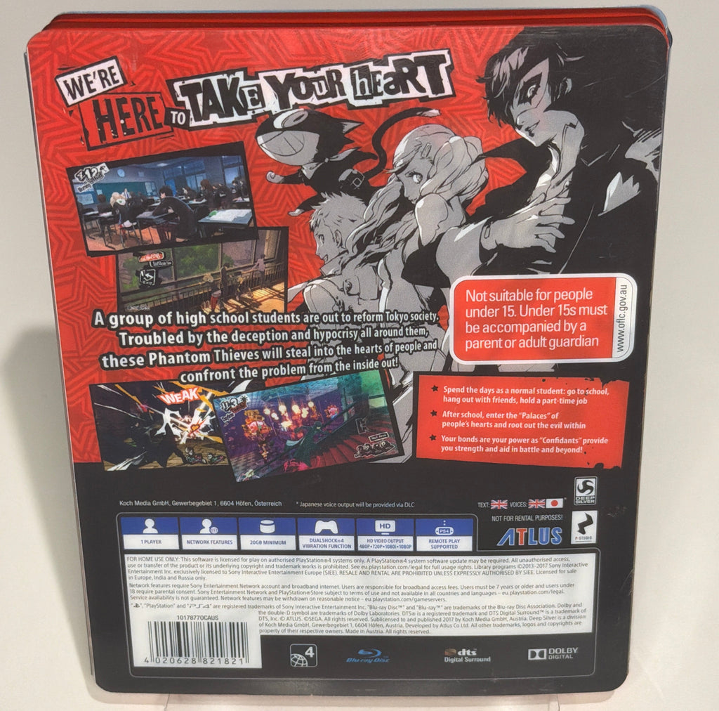 Persona 5 – SteelBook Edition – PlayStation 4