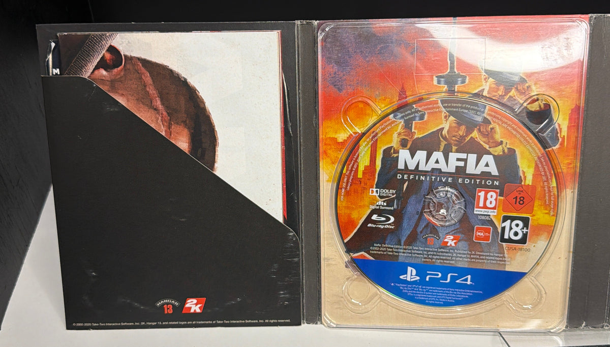Mafia Trilogy PS4 - retail box front (Grade C)