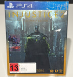 Injustice 2 Ultimate Edition PS4 - SteelBook front: Batman green energy suit (Grade B)
