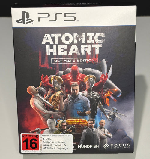 Sealed Atomic Heart Ultimate Edition PS5 game case