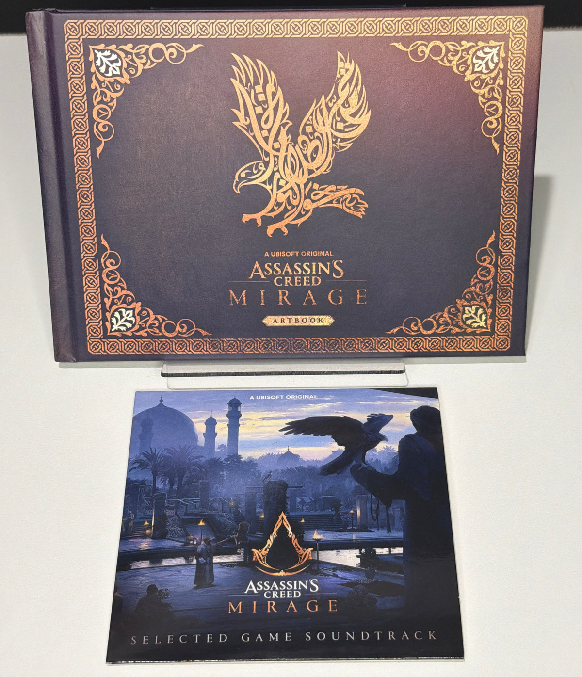 Mirage Collector’s Edition SteelBook front and PS5 game case
