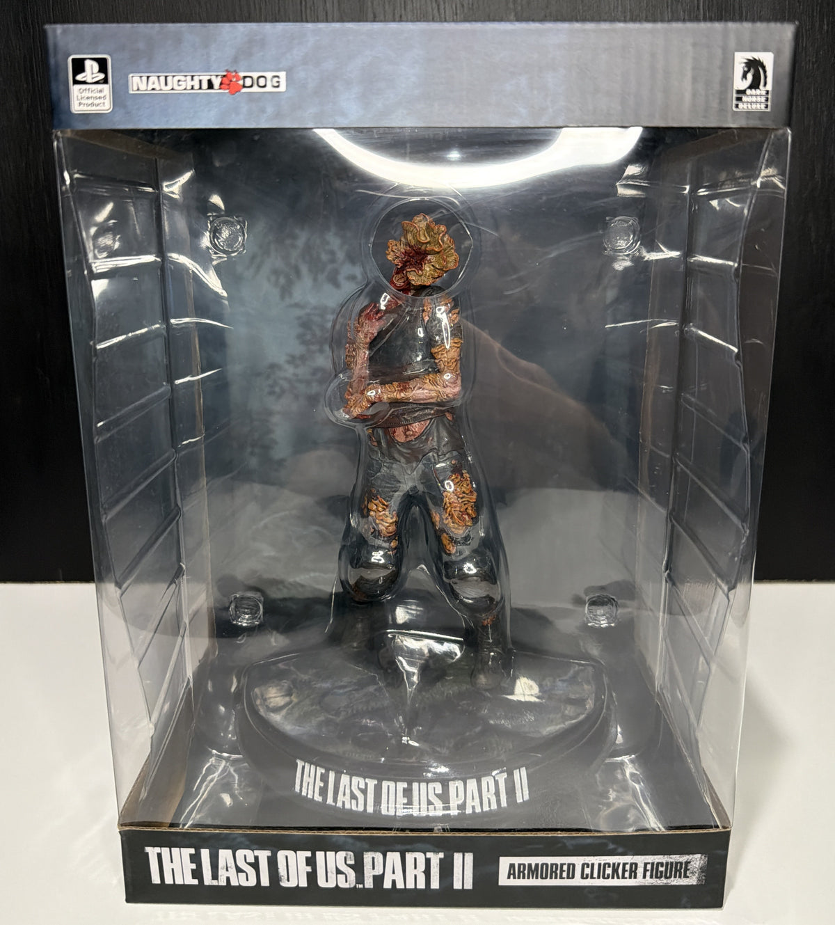 Factory-sealed pre-owned Armored Clicker figure in retail display packaging