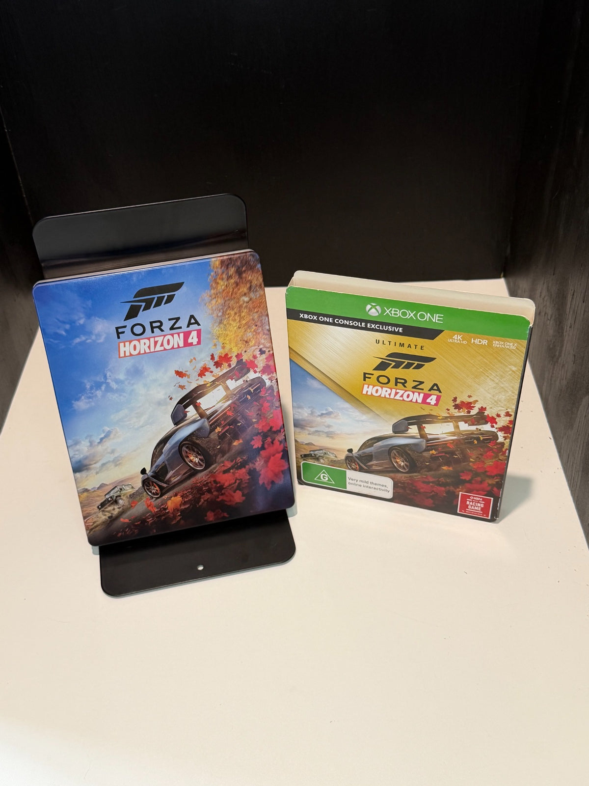 Forza Horizon 4 Ultimate Edition Xbox One Steelbook and outer sleeve